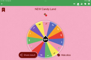 UPDATED Candy Land Spinner!