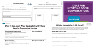 New FREE Handouts from Social Thinking